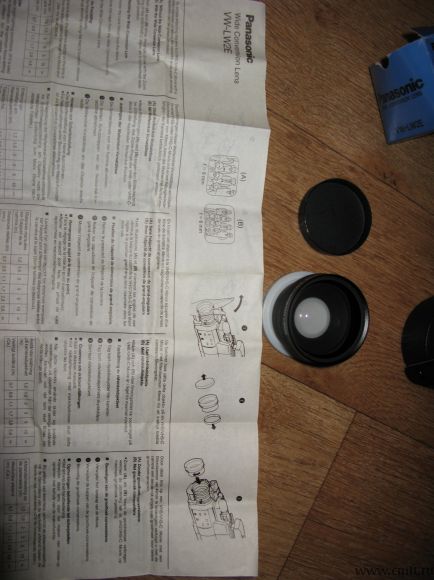 Широкоугольный конвертер Panasonic VW-LW2E на 49мм. Фото 4.