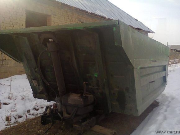 Кузов с подрамником на Самосвал (совок) 55111. Фото 1.