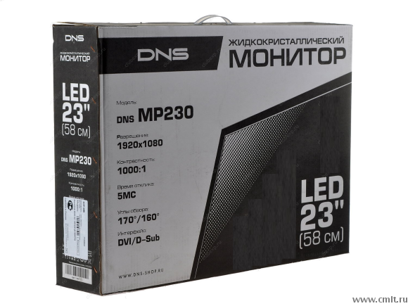 ЖК-монитор 23" (58 см) DNS MP230. Фото 4.