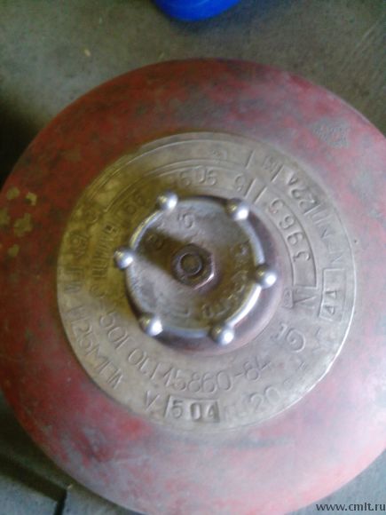 Газовый баллон на 50 литров б/у. Фото 1.