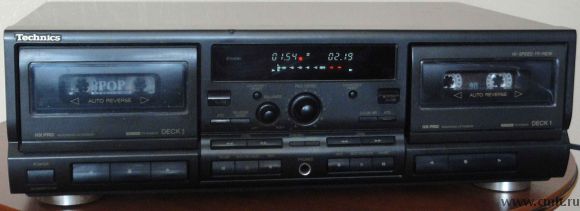 Дека двухкассетная Technics RS-TR 575. Фото 1.