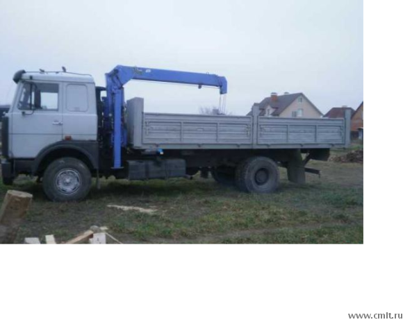 Автокран-манипулятор 10 т, 2.4х5.4 м, вылет 10 м. Фото 1.