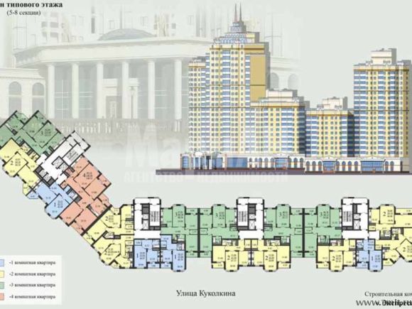 2-комнатная квартира 73 кв.м. Фото 1.