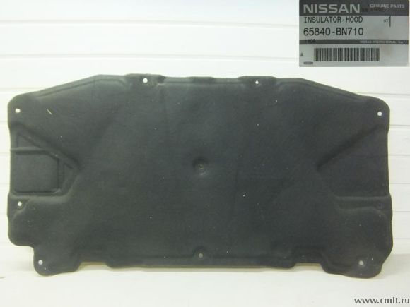 Уплотнитель ( шумоизоляция) капота NISSAN ALMERA N16E. Фото 1.
