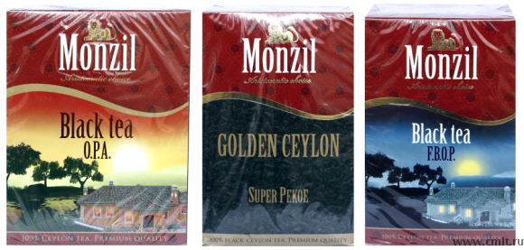 Фасованный чёрный и зелёный чай. Фото 1.