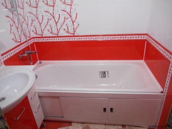 Ванная комната под ключ. Облицовка, 450 р./кв.м. Сантехника. Пластик. Гипсокартон. Шпаклевка 40 р./кв.м, обои 80 р./кв.м.