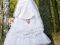 Платье свадебное белое с меховой накидкой. Италия.. Фото 7.