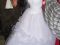 Платье свадебное белое с меховой накидкой. Италия.. Фото 4.