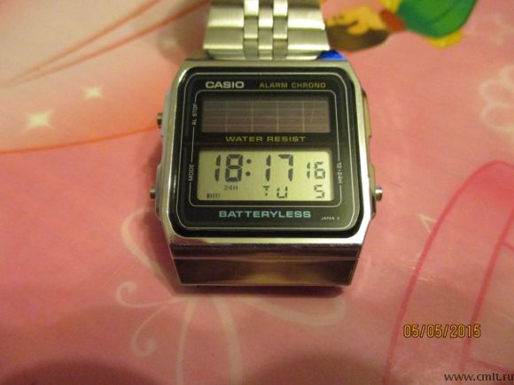 Часы Casio al-180 на солнечных батарейках. Фото 1.