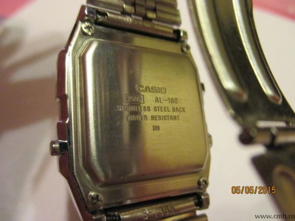 Часы Casio al-180 на солнечных батарейках. Фото 7.