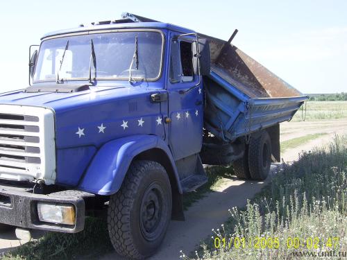 Зил 4331 переоборудован в самосвал. Фото 4.