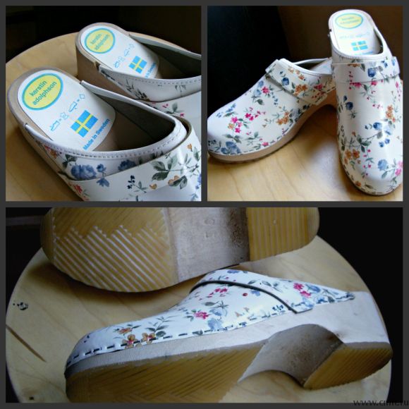 Женские сабо на деревянной подошве. Фото 2.