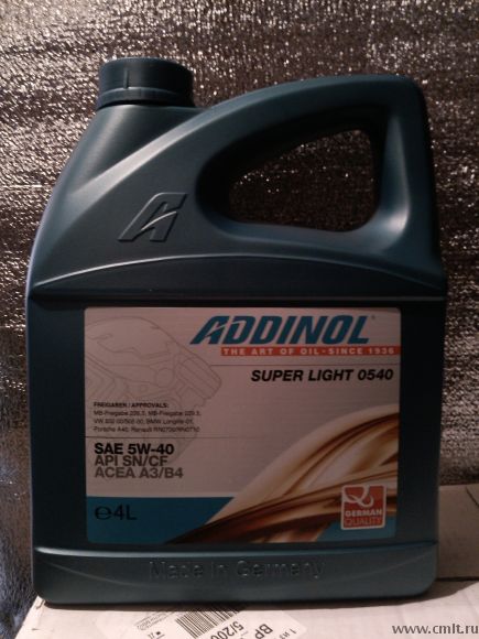 Продам масло ADDINOL Super Light 0540. Фото 1.