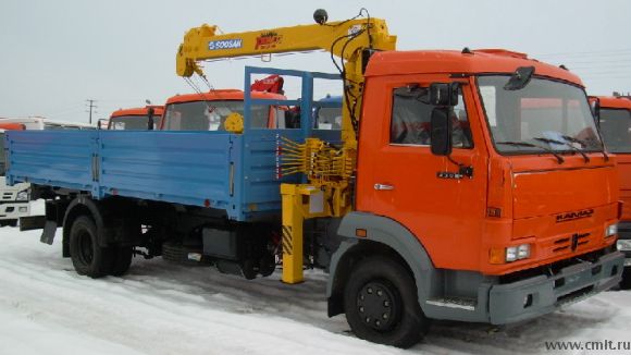 Услуги крана-манипулятора на базе КАМАЗ.. Фото 1.
