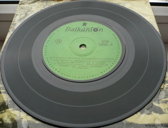 Грампластинка (винил). Миньон [7" EP]. Боян Иванов, Мария Мицева, Маргарита Радинска. Болгария.. Фото 7.