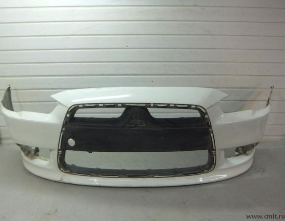 Бампер передний MITSUBISHI LANCER 10- б/у 6400D172 3*. Фото 1.