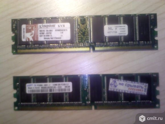 DDR 1 1024 и 512 mb. Фото 1.