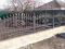 Забор из металлопрофиля и сетки рабицы, ворота въездные и. Фото 6.